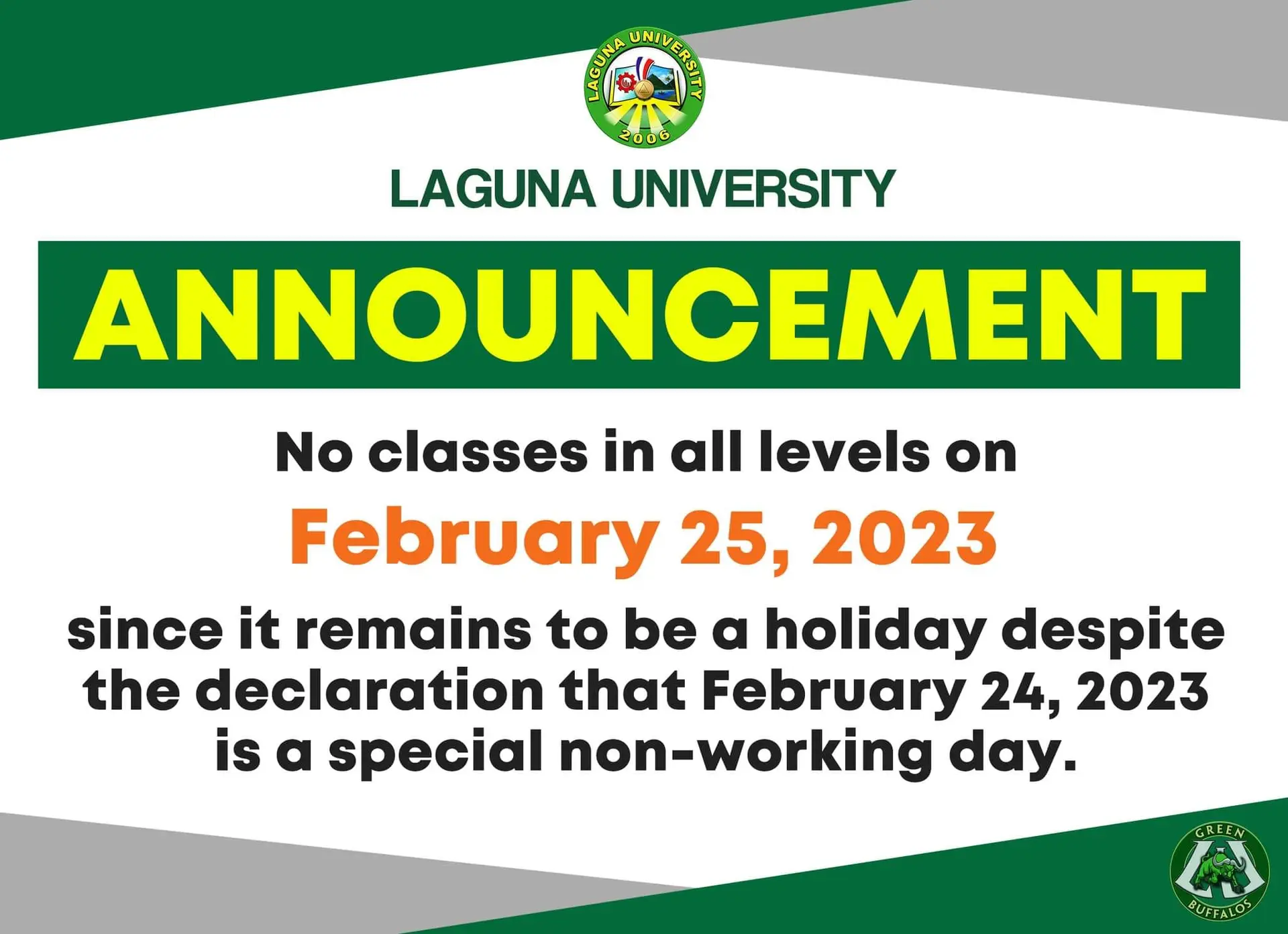 Date Posted: February 24, 2023  |  Source: Laguna University Official FB page