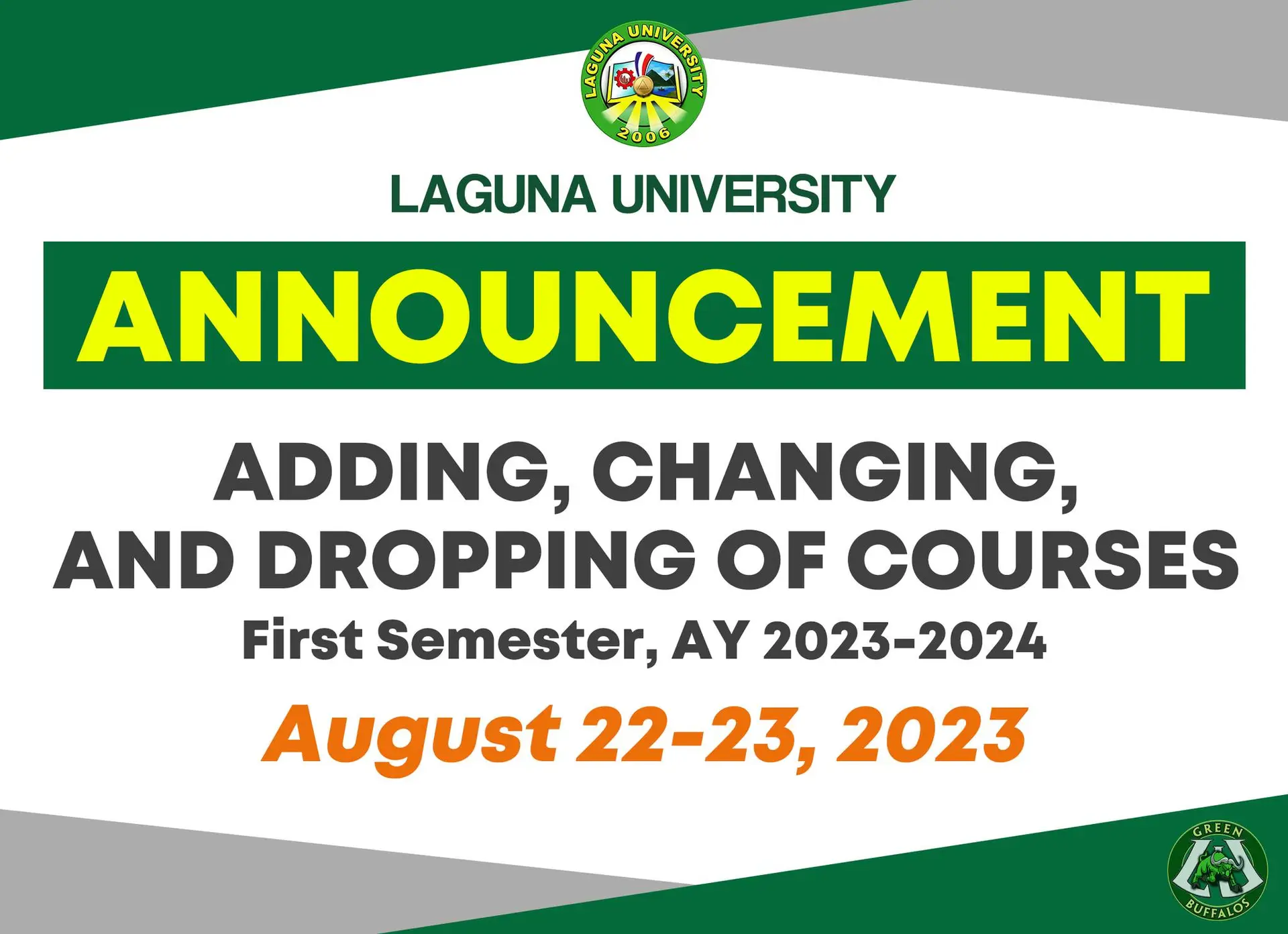 Date Posted: August 16, 2023  |  Source: Laguna University Official FB page