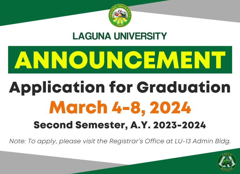 Date Posted: February 27, 2024  |  Source: Laguna University Official FB page